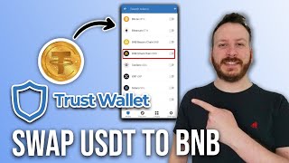 How To Swap USDT To BNB On Trust Wallet [upl. by Giacamo]