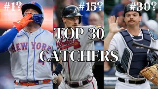 Ranking The Top 30 Starting Catchers In The MLB For 2024 [upl. by Ymmik]