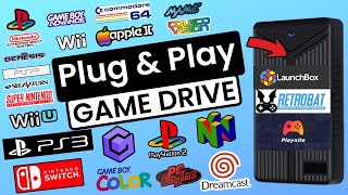 INSANE 5TB Plug amp Play PC Gaming Game Drive  RetroBat PlayNite Launchbox w Over 60K Games [upl. by Yme]