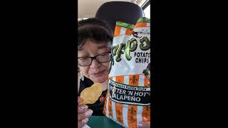 Zapps Hotter N Hot Jalapeno Kettle Style Potato Chips 2024summerseasonings shorts [upl. by Lorusso]