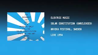 Elektric Music  Solar Constitution Live 1994 Arvika Sweden [upl. by Haleeuqa]