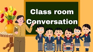 English conversation  Teacher students  School dialogue classroom conversation english [upl. by Iznil]