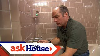 How to Repair a Shower Valve Stem  Ask This Old House [upl. by Luciana682]