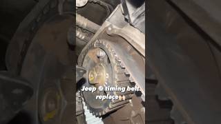 Jeep compass  Diesel Timing belt Replace Sort video Nazim mechanic ￼ [upl. by Annaiuq]