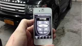 Remote Starter Drone iPhone Range Rover Sport [upl. by Niro]