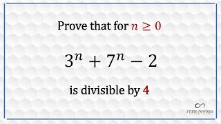 Prove 3n  7n 2 is divisible by 4 [upl. by Newkirk252]