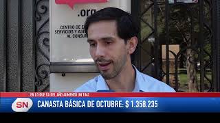 Canasta básica de octubre 1358235 En lo que va del año aumentó un 104 CESyAC [upl. by Eyla684]