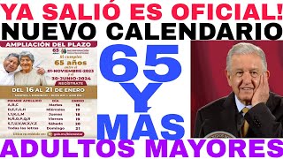 🛑YA SALIÓ NUEVO CALENDARIO OFICIAL ARIADNA MONTIEL ADULTOS MAYORES 65 Y MÁS🥊 [upl. by Enomys]