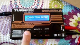 BRUTOBH  how to charge nimh lipo battery in accucel 6 turnigy  como carregar bateria RC [upl. by Aryn477]