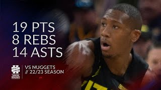 Kris Dunn 19 pts 8 rebs 14 asts vs Nuggets 2223 season [upl. by Vitkun]