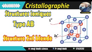 Structure ZnS blende structures ioniques [upl. by Mikahs637]