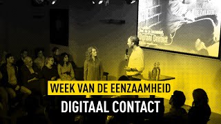 Week van de Eenzaamheid Digitaal Contact [upl. by Firman]