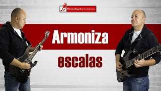 Como armonizar una escala en la guitarra [upl. by Notkcorb]