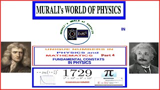 Fundamental Constants in Phys [upl. by Shiri]