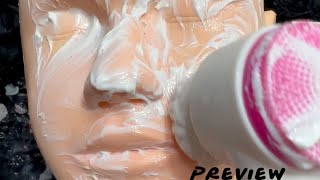 ASMR skincare routine on a mannequinasmrpersona lattentionasmrskincare asmrrelaxingasmrmannequin [upl. by Nanaek755]