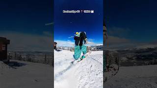 Breck baby snowboarding snowboard insta360 [upl. by Naujek]