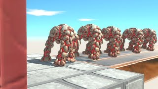 PUSH or Burned by 5 Lava Golem Animal Revolt Battle Simulator [upl. by Babs]