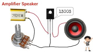 audio amplifier circuit  Mini amplifier circuit  how to make amplifier  powerful amplifier [upl. by Ushijima]