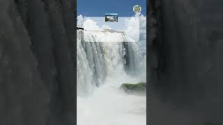 Iguazu Falls straddling Argentina and Brazil shorts travel [upl. by Anear]