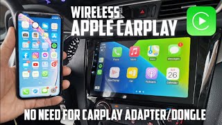 WIRELESS APPLE CARPLAY  No need to buy adapter or dongle [upl. by Whorton]