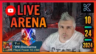 Raid Shadow Legends  Live Arena TOP 1 IPR DocMarroe  Halloween packs when [upl. by Ynaoj906]