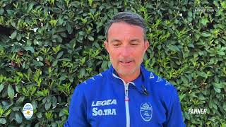 Città Di Cerveteri VS Nuova Pescia Romana Intervista a MicheliquotCi aspetta un calendario terribilequot [upl. by Osei]