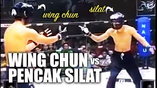 Wing Chun vs Pencak Silat MMA Fight [upl. by Kentigera]