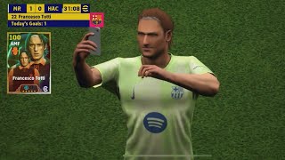 eFootball 2025  Great Review F Totti Epic Card In eFootball 2025 Mobile [upl. by Dael349]