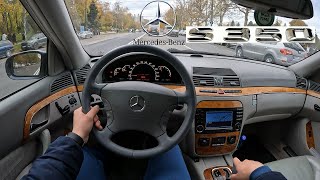 2003 MercedesBenz S350 W220 V6 GTronic POV test drive 24 Xander POV Drive [upl. by Hallimaj]