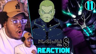 Kafka Vs Isao Shinomiya  THIS IS PEAK  Kaiju No 8  Episode 11  Reaction [upl. by Corron]