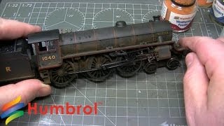 Humbrol  Weathering Powder  Hornby Class B1 Steam Loco [upl. by Asiruam]