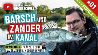 Barsch und Zander Angeln am Kanal Staffel 2 Folge 1 [upl. by Llehsyar]