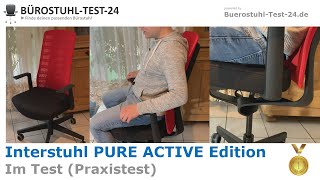 Interstuhl PURE ACTIVE Edition Bürostuhl 🥇 Im Test Praxistest amp Testergebnis für Büro amp Homeoffice [upl. by Ulphi]