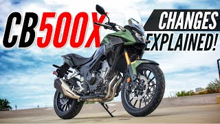 New 2023 Honda CB500X Changes Explained [upl. by Maloney]