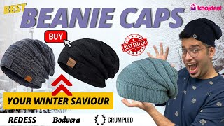 Best Beanie Caps for Men 🔥 Beanie Cap Brands in India 🔥 Winter Beanie Caps  Review amp Buying Guide 🔥 [upl. by Ellimak]