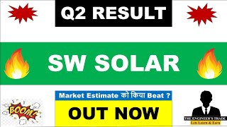 SW Solar Q2 results 2025  Sw Solar result today  Sw Solar share latest news  Sw Solar share [upl. by Tonnie]