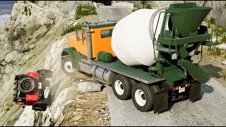 Cars vs Cliff Roads  BeamNG Drive [upl. by Edmanda877]