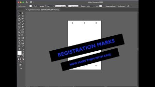 How to build Registration Marks in Illustrator [upl. by Coughlin378]