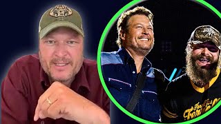 Blake Shelton Says It’s All Post Malone’s Fault INTERVIEW [upl. by Calia]