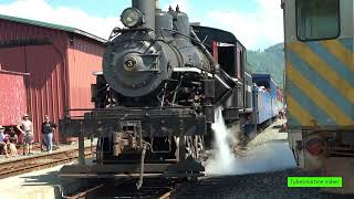 short Heisler 3 Craig MtnLbrCo OregonCoastScenicRR SteamReel212 SteamReel4k SteamTrainRR [upl. by Flin]