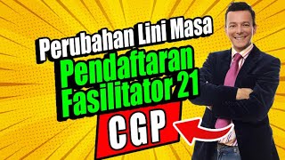 PERUBAHAN LINI MASA PENDAFTARAN CALON FASILITATOR ANGKATAN 21  POIN PENTING PENDAFTARAN FASILITATOR [upl. by Toole]