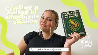 finally reading a ballad of songbirds  snakes 🐍🕊 with spoilers  readingvlog authortube [upl. by Aicaca]