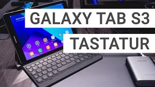 Samsung Galaxy Tab S3 Tastatur Cover ausprobiert  Deutsch [upl. by Jola]