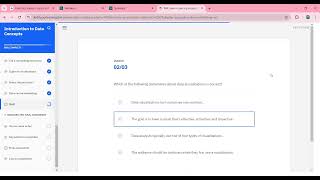 IBM  INTRODUCTION TO DATA CONCEPTS  MODULE 5  QUIZ ANSWERS quizanswers ibm [upl. by Nagoh515]