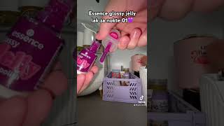 Essence glossy jelly lak za nokte 01💜 [upl. by Levram]