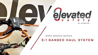 Rope Rescue Basics 51 Ganged Haul System [upl. by Meaghan]