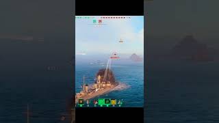 World of Warships Croiseur Toulon france Frappe dévastatrice best gaming bestplayer shorts [upl. by Watts515]