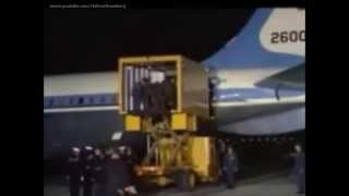 JFK  Color Footage Of JFKs Casket Arriving [upl. by Chalmer493]