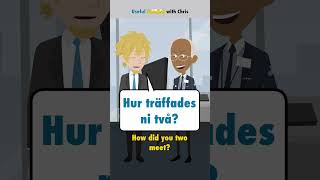 Learn Swedish Who is your first love shorts [upl. by Kcajyllib]