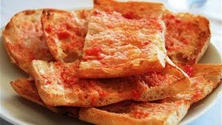 Como Hacer Pan con Tomate o Pan Tumaca [upl. by Atina]